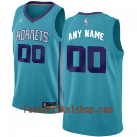 NBA Charlotte Hornets Trikot Benutzerdefinierte Nike 2017-18 Jordan Teal Swingman - Herren